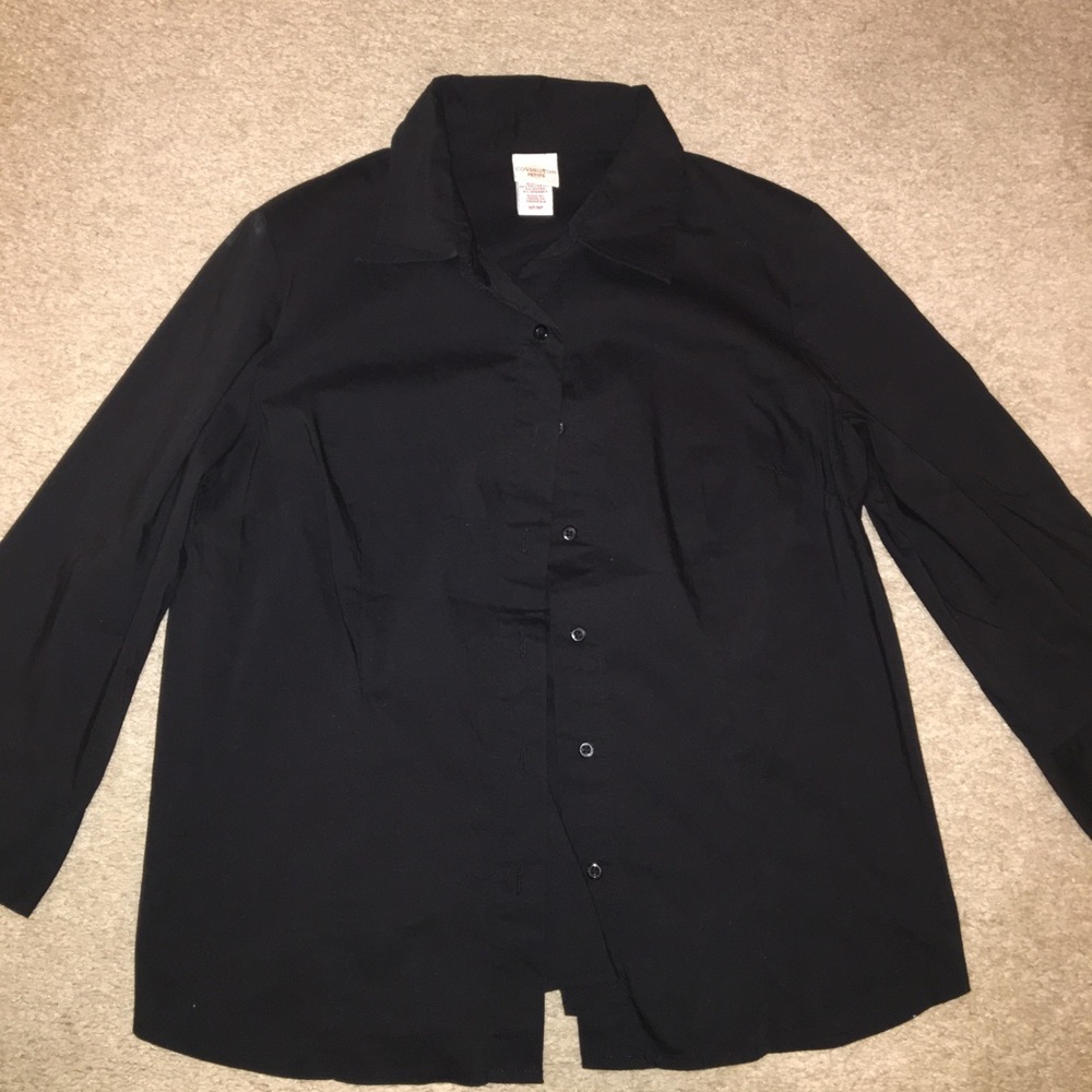 Black button up !!! Great for work